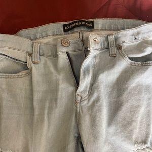 Express jeans lightly worn